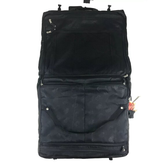 Canyon Outback Black Leather‎ Garment Carry-On Overnight Bag NEW - Picture 10 of 10